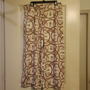 Richard Allen for H&M Tribal Printed Wide Palazzo Designer Pants Size 12